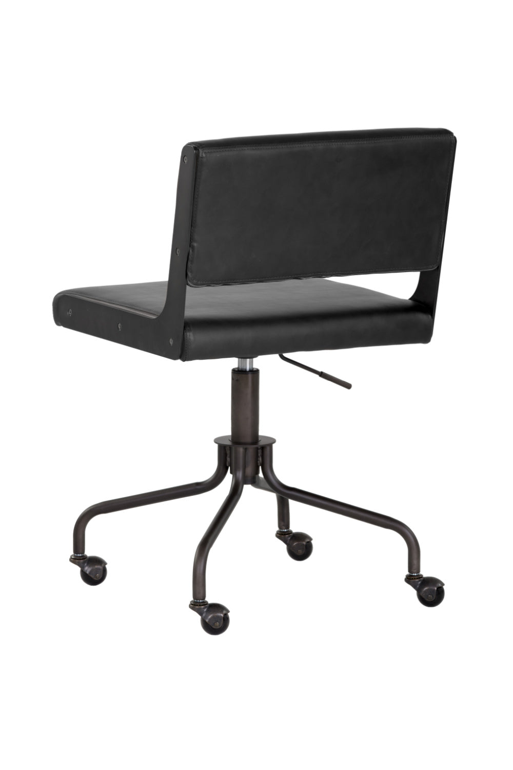   Modern European furniture - Black Leather Look Office Chair - www.oroa.com | Oroa.com
