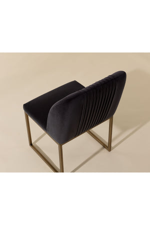   Modern European furniture - Ruched Back Dining Chairs (2) - www.oroa.com | Oroa.com