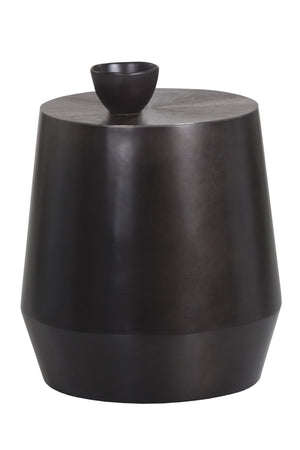   Modern European furniture - Etched Aluminum End Table - www.oroa.com | Oroa.com