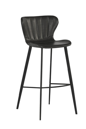   Modern European furniture - Clamshell Style Tufted Bar Stool - www.oroa.com | Oroa.com