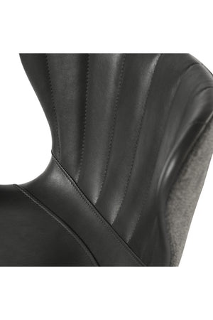   Modern European furniture - Clamshell Style Tufted Bar Stool - www.oroa.com | Oroa.com