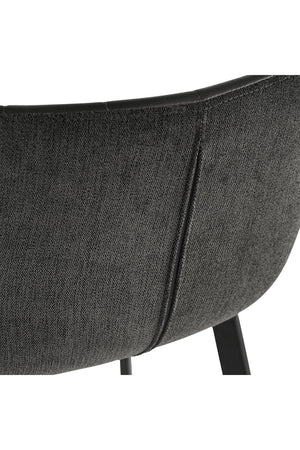   Modern European furniture - Clamshell Style Tufted Bar Stool - www.oroa.com | Oroa.com
