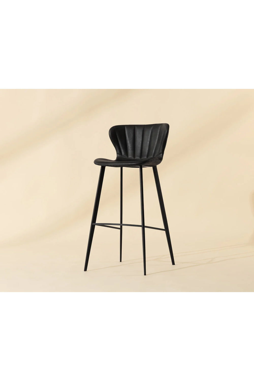   Modern European furniture - Clamshell Style Tufted Bar Stool - www.oroa.com | Oroa.com