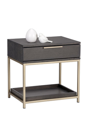   Modern European furniture - 1-Drawer Oak Nightstand S - www.oroa.com | Oroa.com
