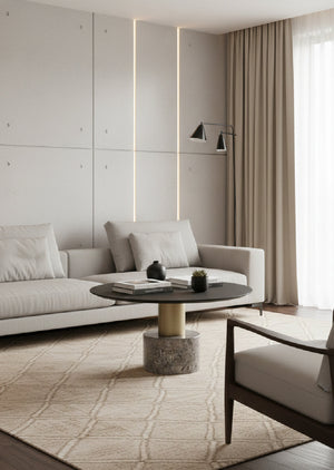   Modern European furniture - Black Oak Top Coffee Table - www.oroa.com | Oroa.com