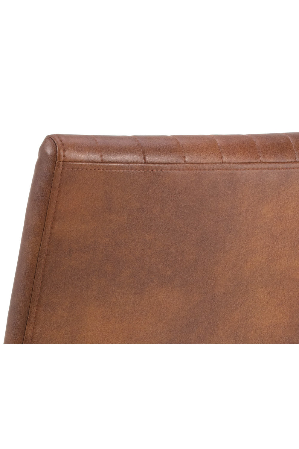   Modern European furniture - Channeled Leather Look Dining Chair - www.oroa.com | Oroa.com