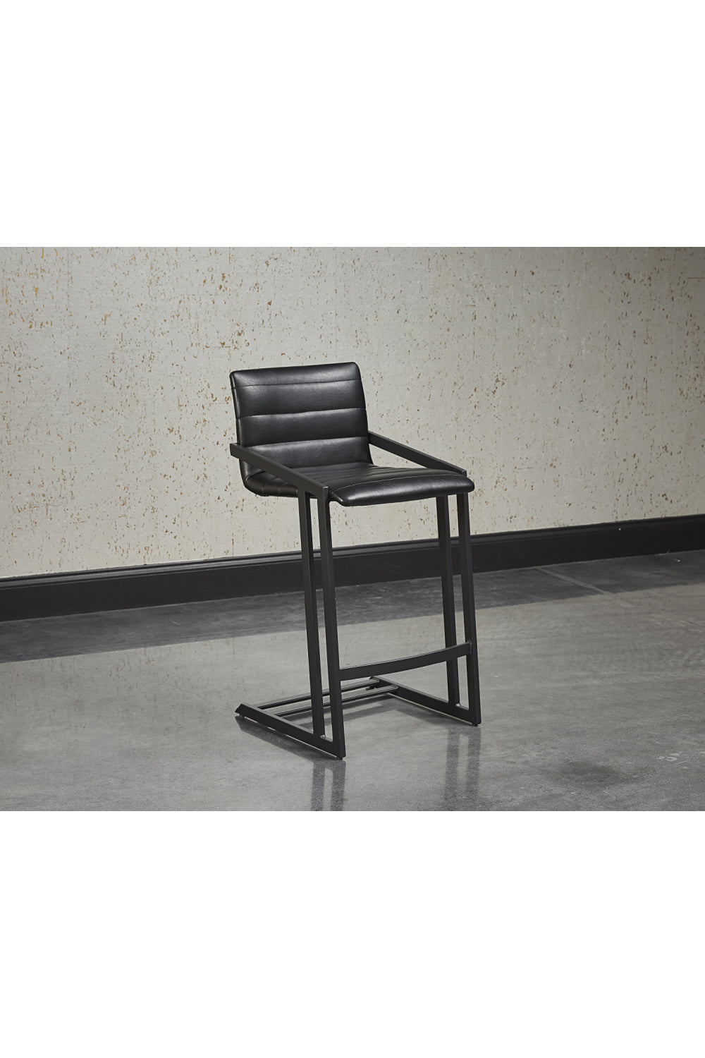   Modern European furniture - Channel-Tufted Counter Stool - www.oroa.com | Oroa.com