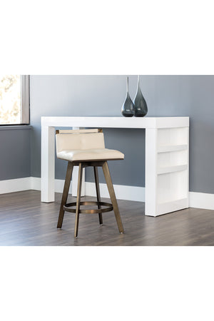   Modern European furniture - Swivel Counter Stool with Metal Frame - www.oroa.com | Oroa.com