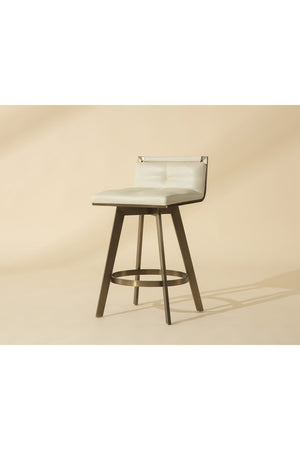   Modern European furniture - Swivel Counter Stool with Metal Frame - www.oroa.com | Oroa.com