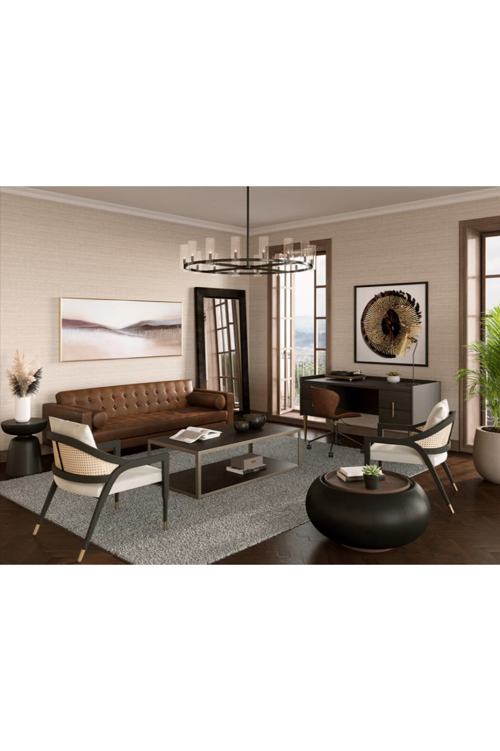   Modern European furniture - Clamshell Tufted Back - www.oroa.com | Oroa.com