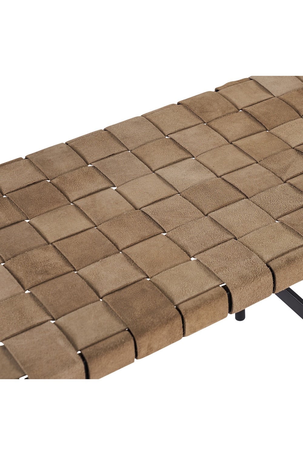   Modern European furniture - Hand-Woven Leather Bench - www.oroa.com | Oroa.com