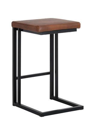   Modern European furniture - Leather-Look Backless Counter Stools (2) - www.oroa.com | Oroa.com