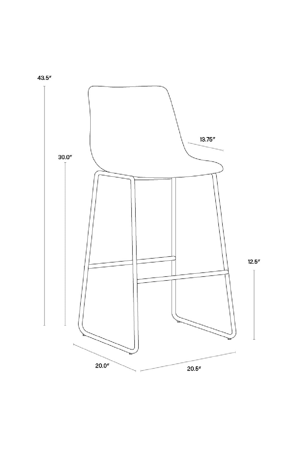   Modern European furniture - Antique Black Bar Stool - www.oroa.com | Oroa.com