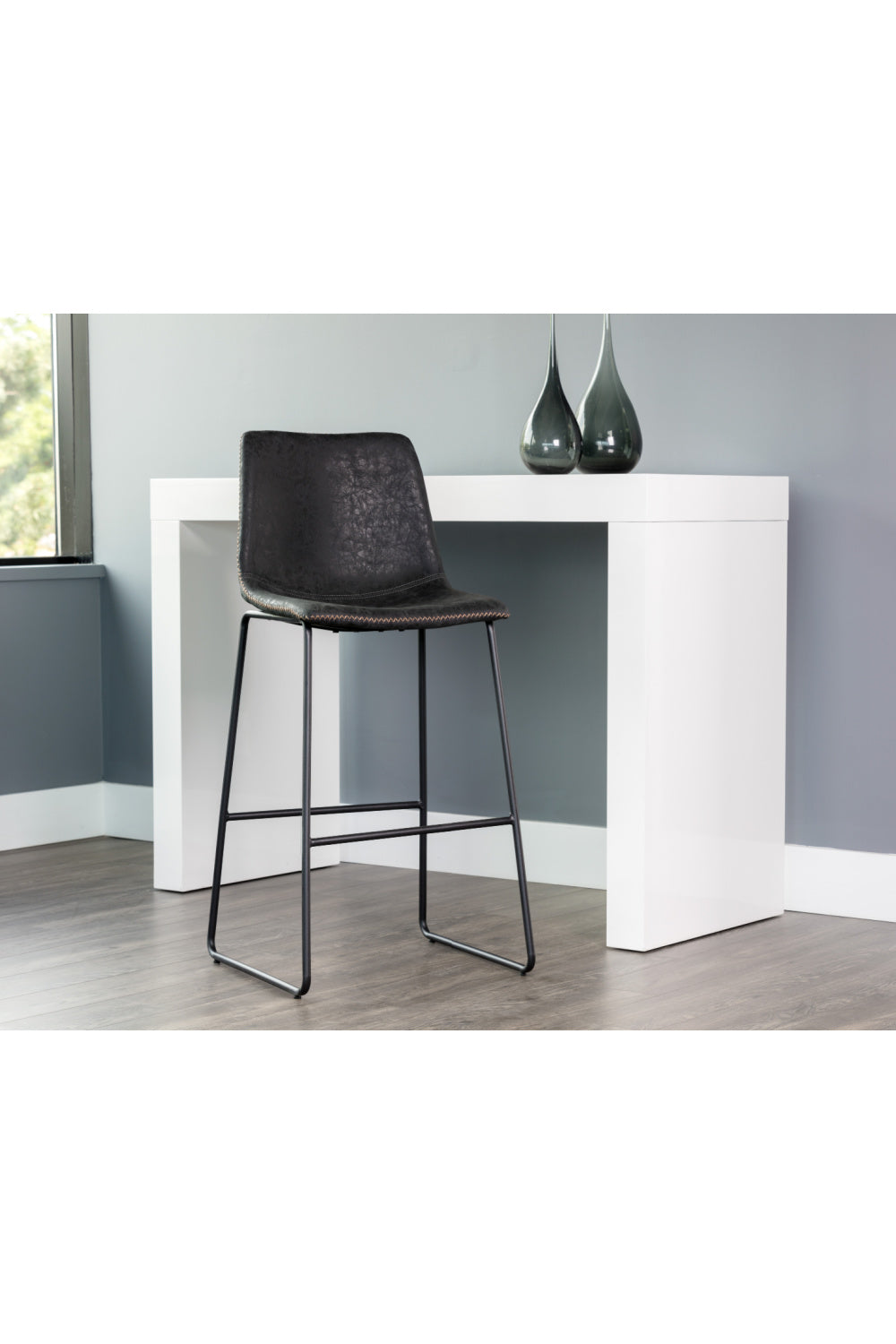   Modern European furniture - Antique Black Bar Stool - www.oroa.com | Oroa.com