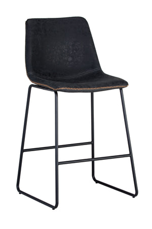   Modern European furniture - Leather-Look Mid-Century Counter Stools (2) - www.oroa.com | Oroa.com