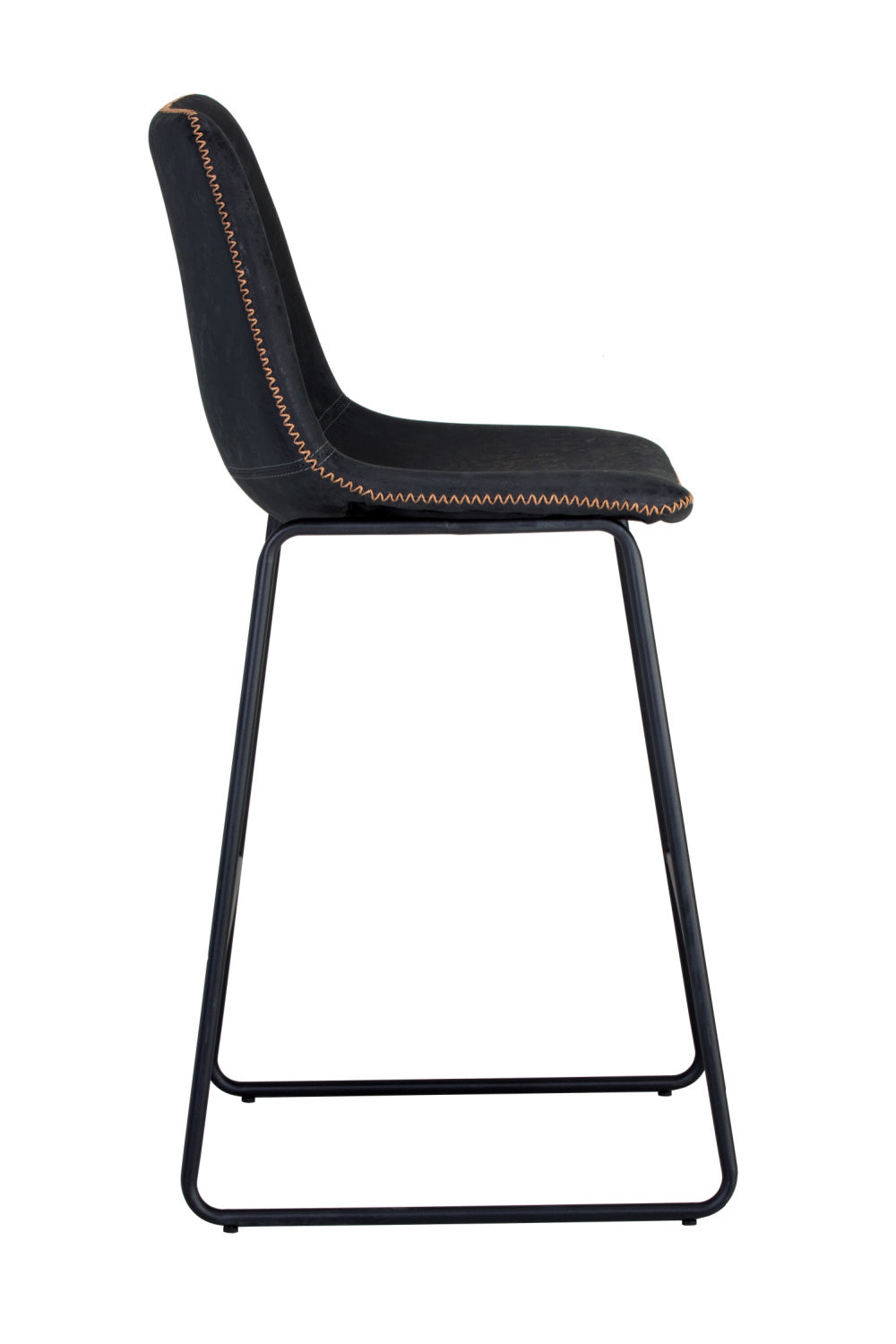   Modern European furniture - Leather-Look Mid-Century Counter Stools (2) - www.oroa.com | Oroa.com