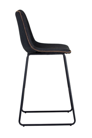   Modern European furniture - Leather-Look Mid-Century Counter Stools (2) - www.oroa.com | Oroa.com