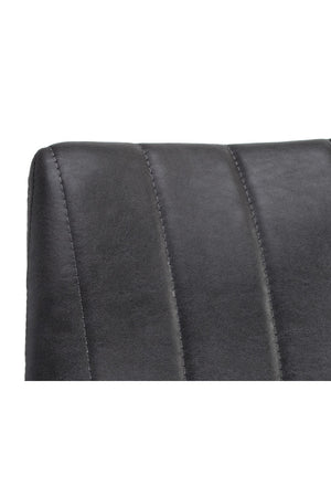   Modern European furniture - Channel-Tufted Dining Chairs (2) - www.oroa.com | Oroa.com