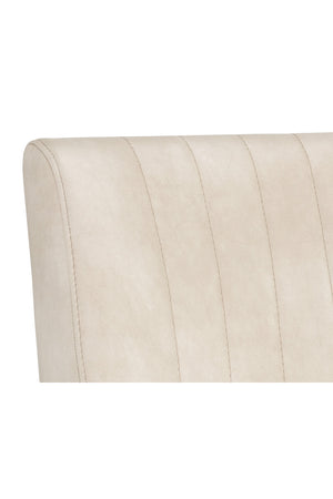   Modern European furniture - Leather-Look Vertical-Channeled Bar Stool - www.oroa.com | Oroa.com