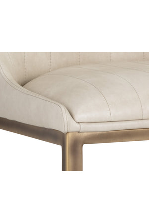   Modern European furniture - Vertical Stitched Dining Chairs (2) - www.oroa.com | Oroa.com