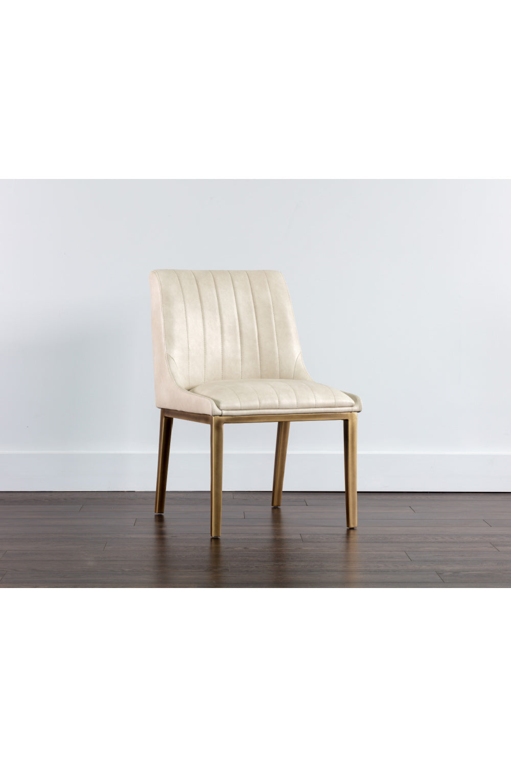   Modern European furniture - Vertical Stitched Dining Chairs (2) - www.oroa.com | Oroa.com