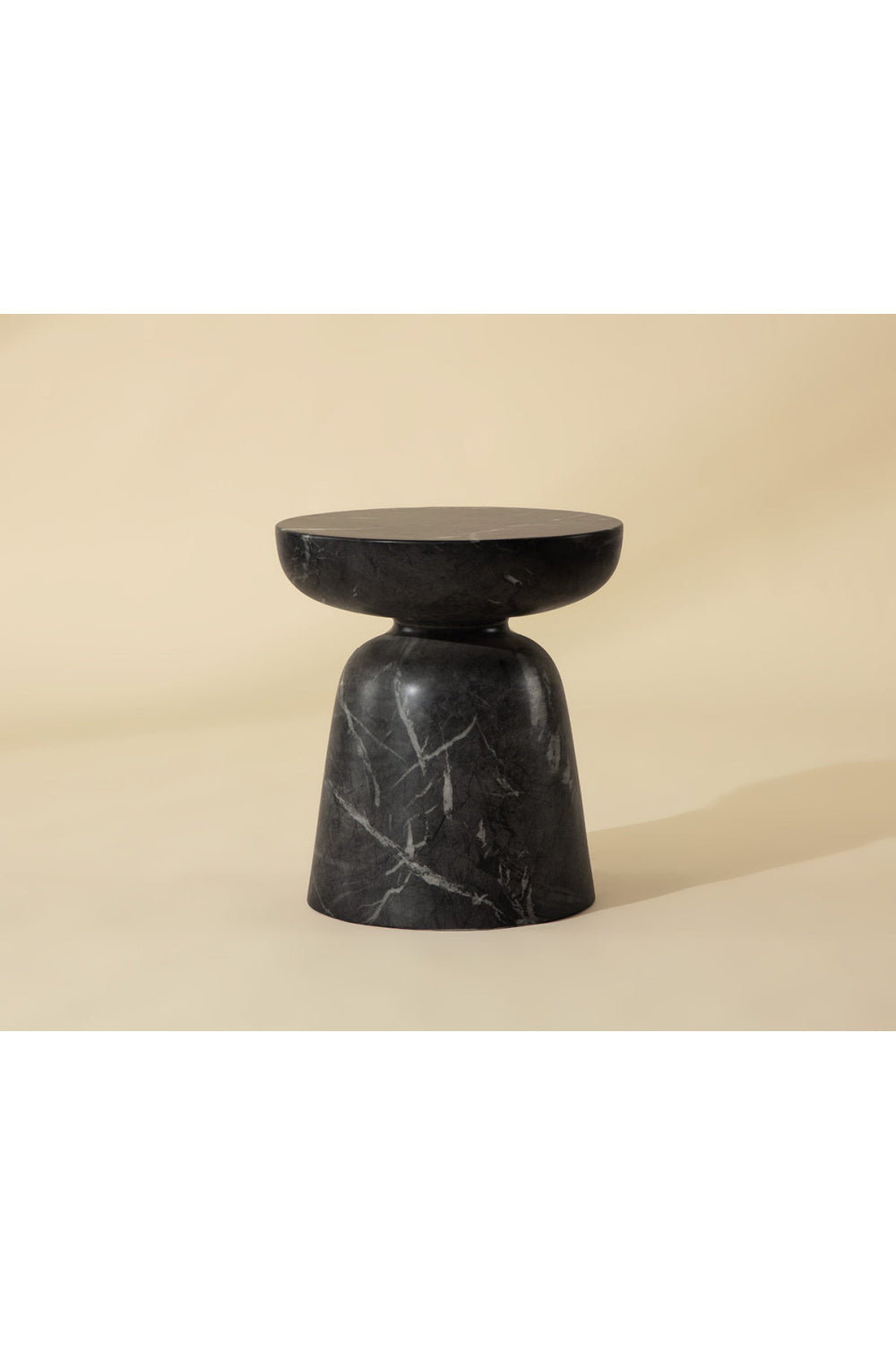   Modern European furniture - Marble-Look Indoor/Outdoor End Table - www.oroa.com | Oroa.com
