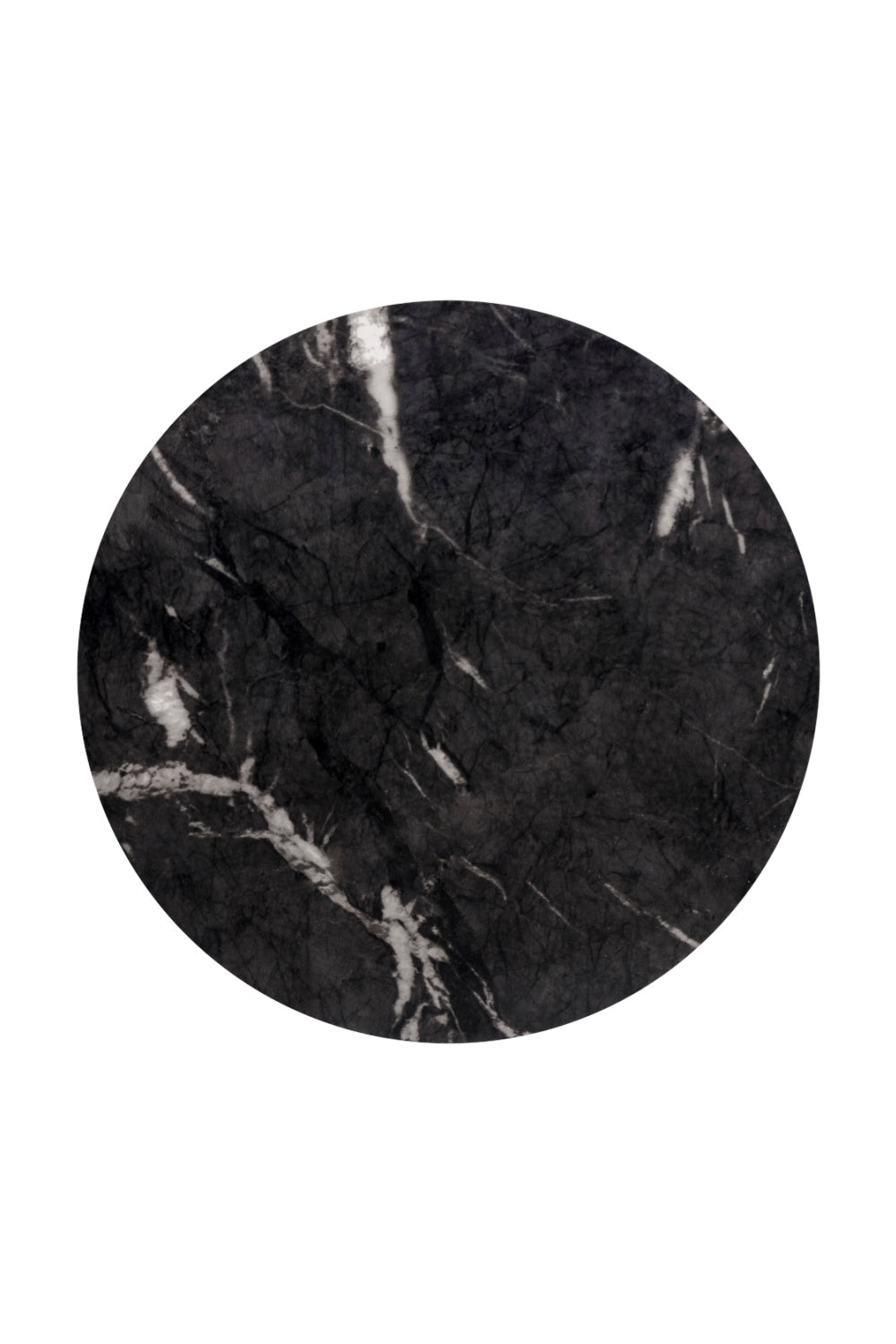   Modern European furniture - Round Marble-Look Indoor/Outdoor End Table - www.oroa.com | Oroa.com