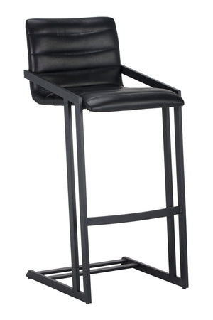   Modern European furniture - Horizontal Channel-Tufted Bar Stools (2) - www.oroa.com | Oroa.com