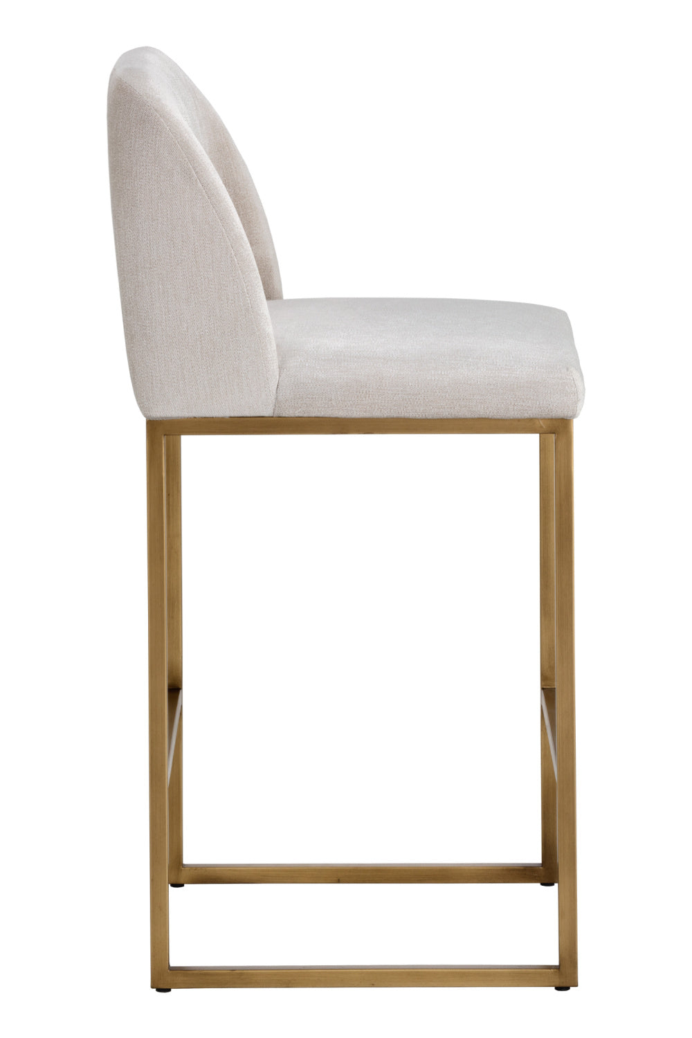   Modern European furniture - Ruched-Back Fabric Counter Stool - www.oroa.com | Oroa.com