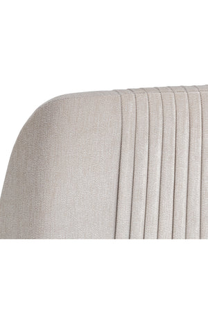   Modern European furniture - Ruched-Back Fabric Counter Stool - www.oroa.com | Oroa.com