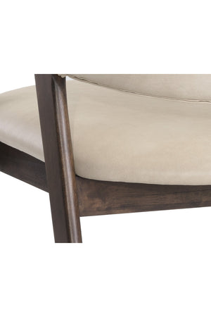   Modern European furniture - Smoked Acacia Frame Dining Chair - www.oroa.com | Oroa.com