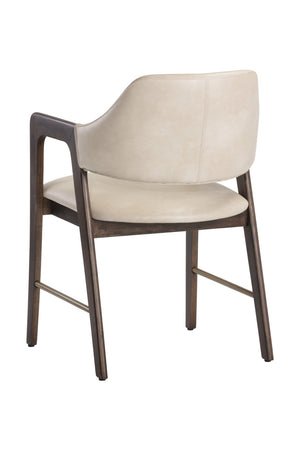   Modern European furniture - Smoked Acacia Frame Dining Chair - www.oroa.com | Oroa.com