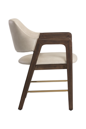   Modern European furniture - Smoked Acacia Frame Dining Chair - www.oroa.com | Oroa.com