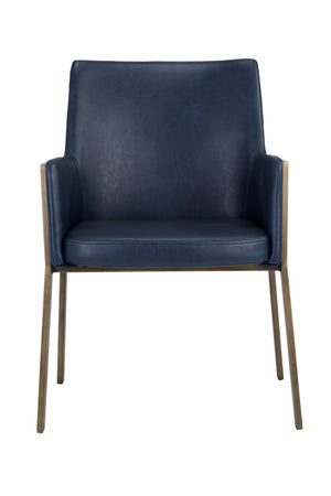   Modern European furniture - Leather Look Dining Armchair - www.oroa.com | Oroa.com