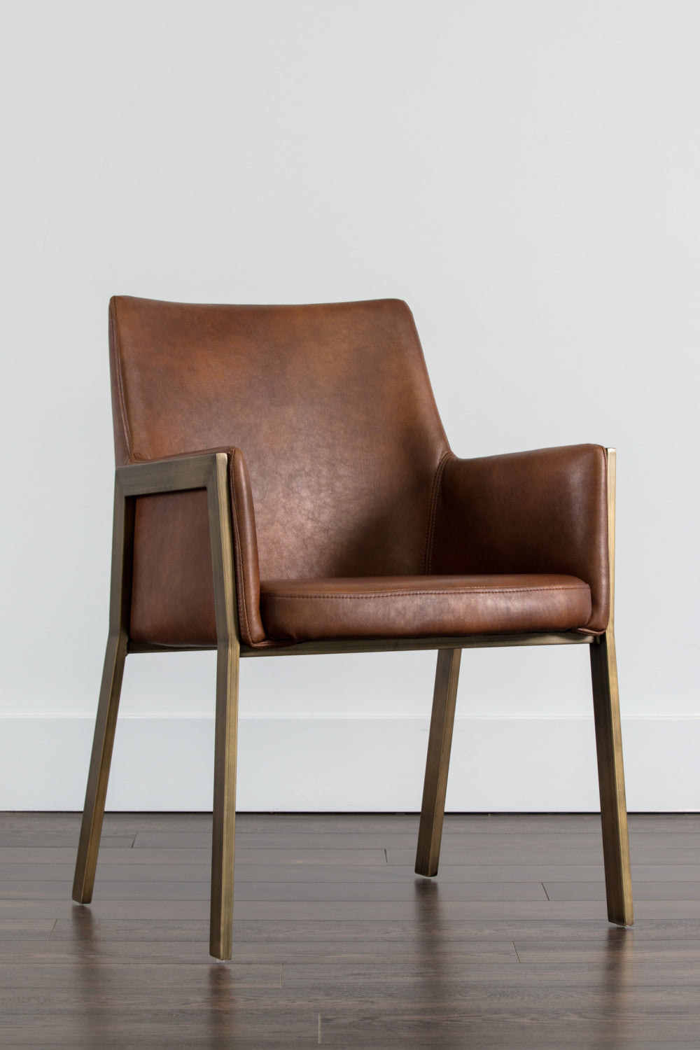   Modern European furniture - Leather Look Dining Armchair - www.oroa.com | Oroa.com