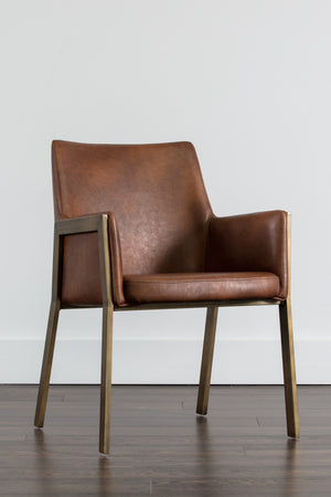   Modern European furniture - Leather Look Dining Armchair - www.oroa.com | Oroa.com