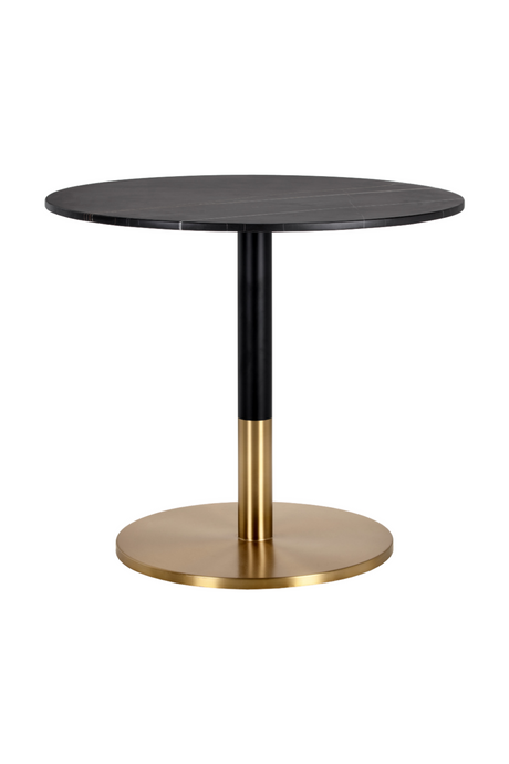   Modern European furniture - Round Black Marble Bistro Table  - www.oroa.com | Oroa.com