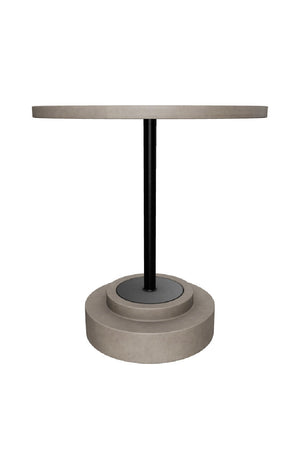   Modern European furniture - Round Indoor/Outdoor Concrete Bistro Table - www.oroa.com | Oroa.com