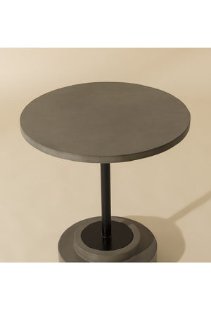   Modern European furniture - Round Indoor/Outdoor Concrete Bistro Table - www.oroa.com | Oroa.com