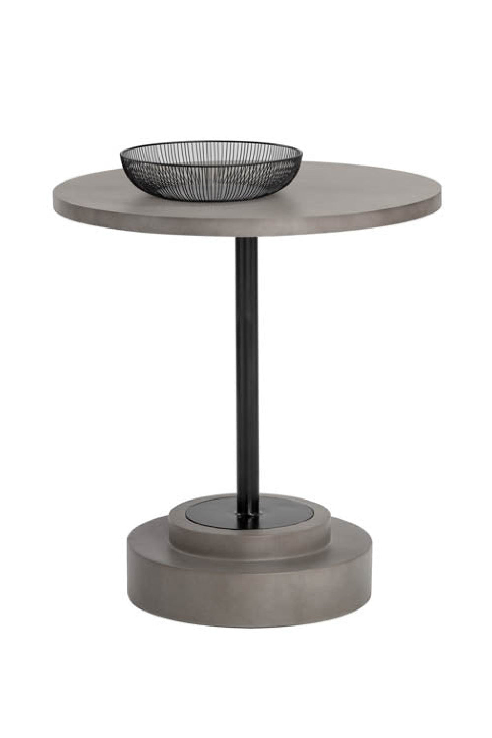   Modern European furniture - Round Indoor/Outdoor Concrete Bistro Table - www.oroa.com | Oroa.com