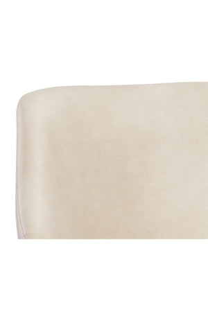   Modern European furniture - Cream Leather Look Counter Stool - www.oroa.com | Oroa.com