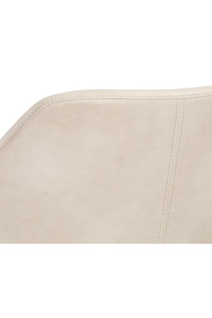   Modern European furniture - Cream Leather Look Counter Stool - www.oroa.com | Oroa.com