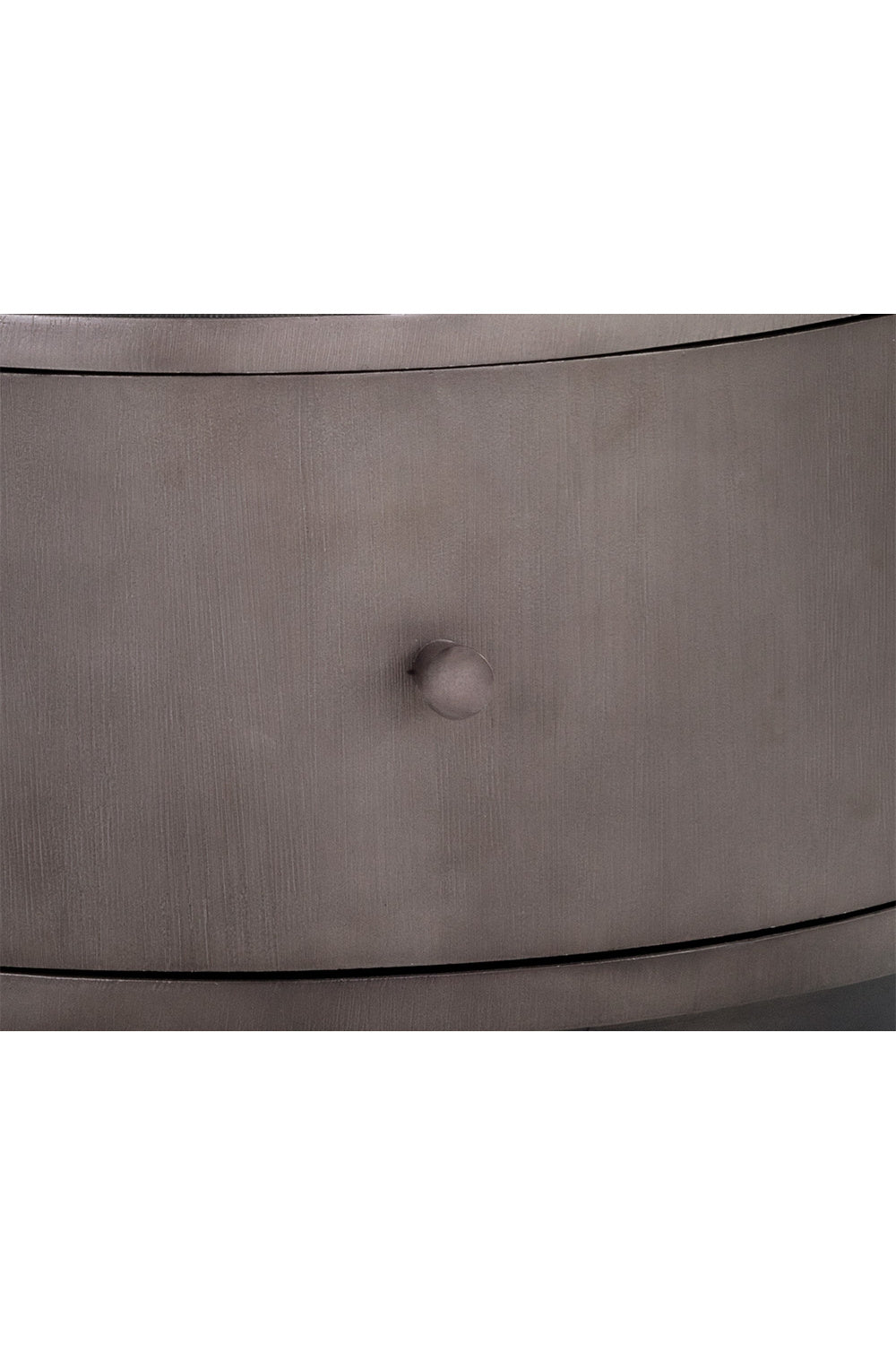   Modern European furniture - Round Gunmetal 1-Drawer Nightstand - www.oroa.com | Oroa.com