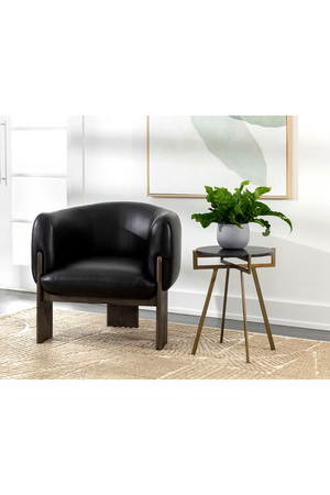   Modern European furniture - Antique Brass Marble End Table - www.oroa.com | Oroa.com