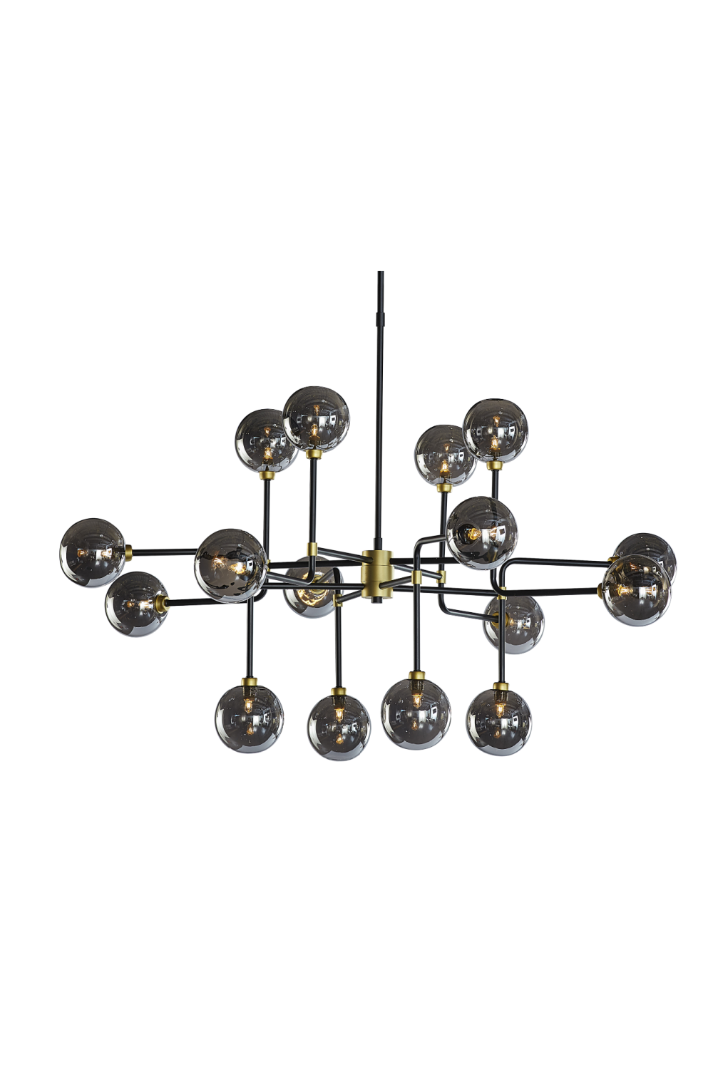  Modern European furniture - Gray Glass Spheres Chandelier L - www.oroa.com | Oroa.com