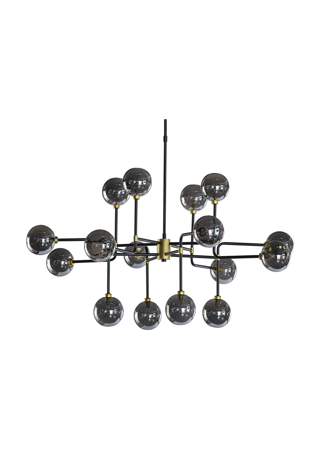   Modern European furniture - Gray Glass Spheres Chandelier L - www.oroa.com | Oroa.com
