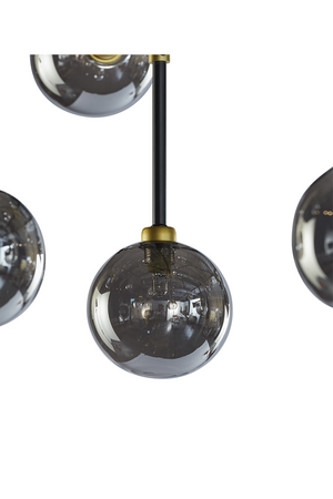   Modern European furniture - Gray Glass Spheres Chandelier L - www.oroa.com | Oroa.com