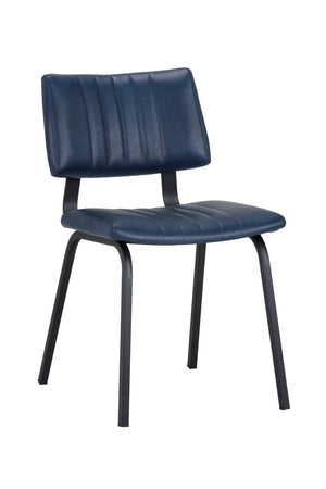   Modern European furniture - Leather Look Industrial Dining Chairs (2) - www.oroa.com | Oroa.com