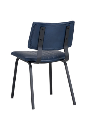   Modern European furniture - Leather Look Industrial Dining Chairs (2) - www.oroa.com | Oroa.com
