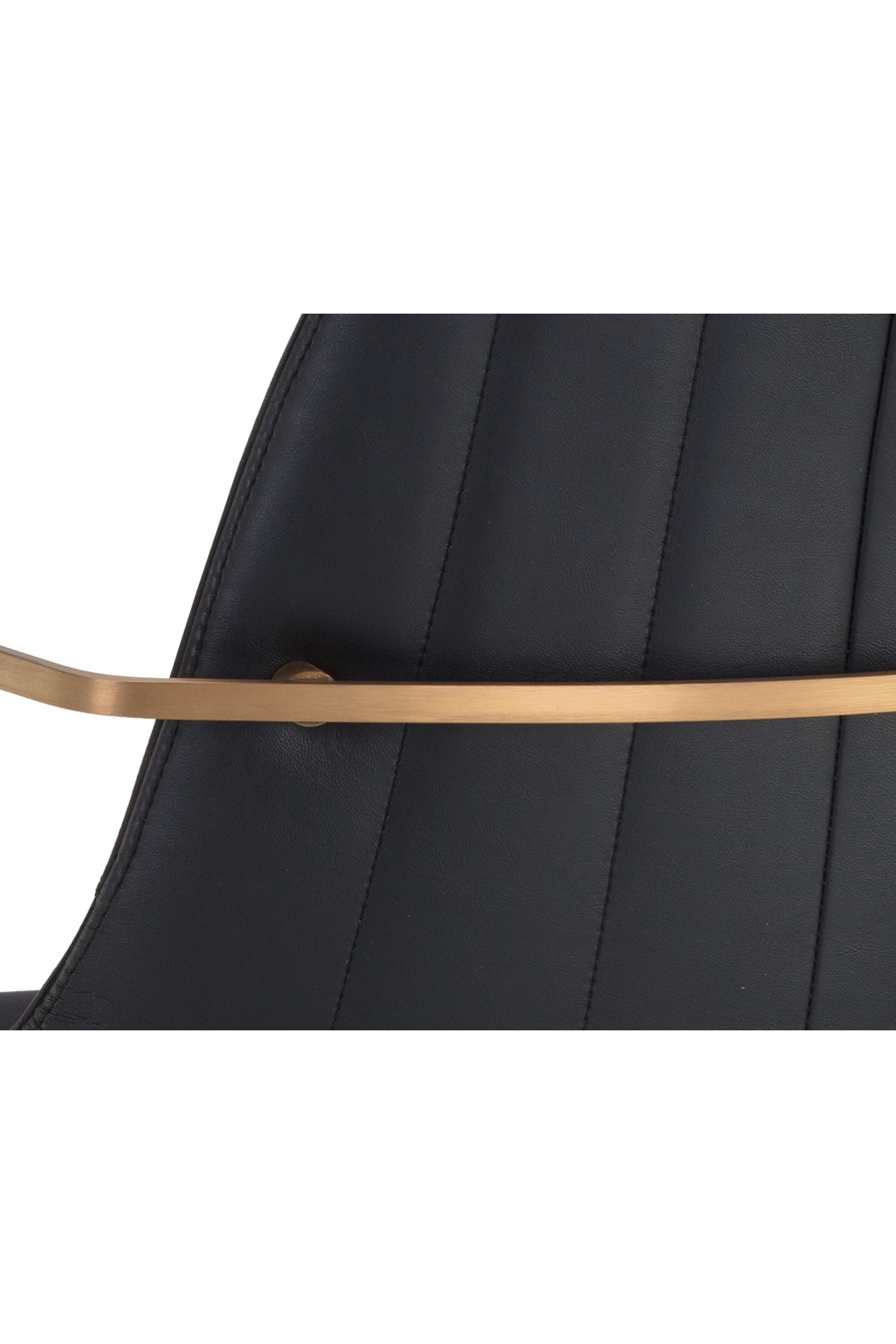   Modern European furniture - Black Leather Swivel Dining Chair - www.oroa.com | Oroa.com